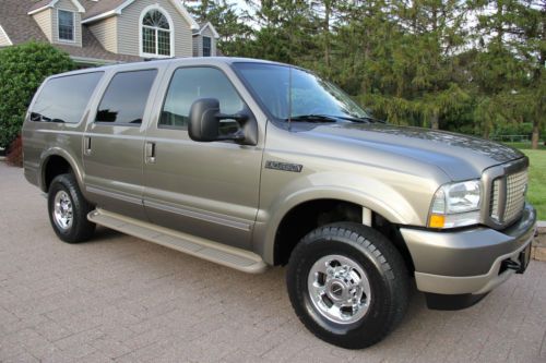 2003 ford excursion limited 7.3l diesel 59k actual miles 1-owner 4x4 no reserve