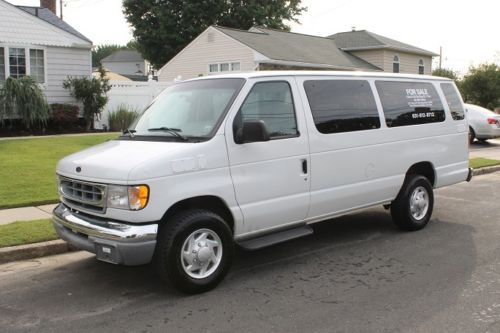 1998 ford e350 super club wagon 3d 14 passenger van 5.4 litter v8 one owner 42k