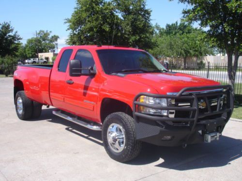 2009 chevrolet silverado 3500 lt  ext dually duramax  diesel 4x4 only 53k miles