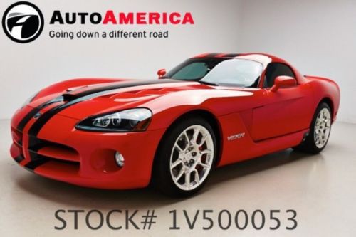 2009 dodge viper srt10 14k low miles alpine stereo leather&amp;suede clean carfax