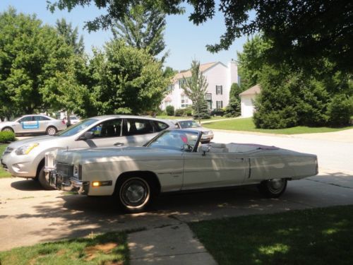 1971 cadillac eldorado base convertible 2-door 8.2l