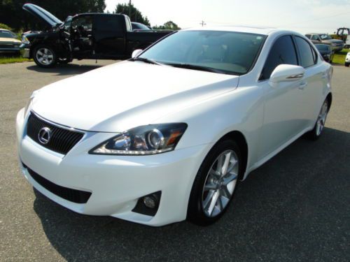 2011 lexus is 250 rebuilt salvage title repaired  light damage repairable