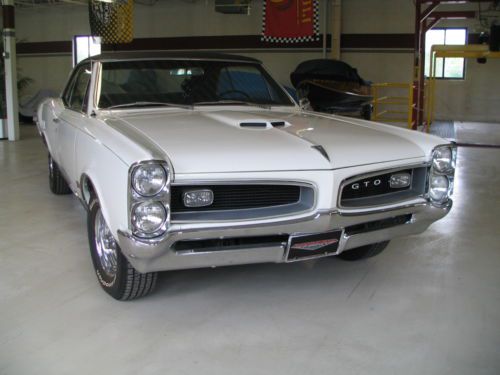 1966 pontiac gto -389, auto, a.i.r., #&#039;s matching, phs docs,california rust free