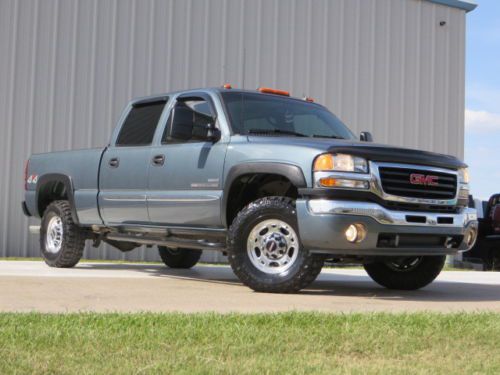 07 sierra 2500hd slt3 6.6 (lbz) duramax diesel 6spd allison 4x4 swb 1owner tx