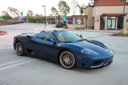 2003 ferrari 360 spyder 6 spd manual rare   ** low reserve **