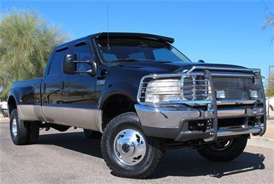 ***no reserve***1999 ford f350 7.3l diesel crew dually 4x4 clean only 140k.*****
