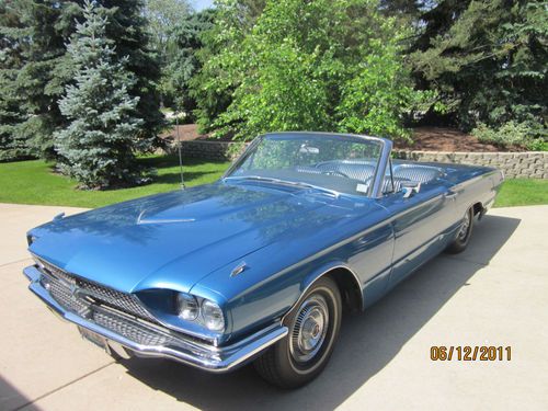 1966 thunderbird convertible " triple blue"