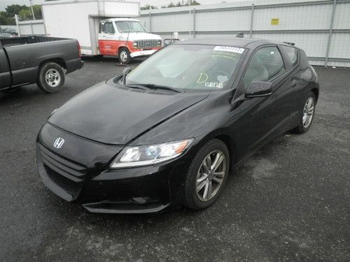 2011 honda cr-z ex hybrid 6 speed manual salvage damaged rebuildable repairable