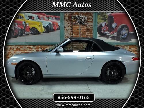 2001 porsche 911 carrera 4 convertible 6spd leather sports car exotic low miles
