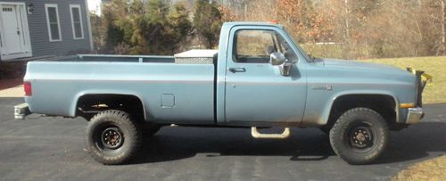 1983 gmc k2500 4x4 with plow - new drivetrain - rebuilt plow