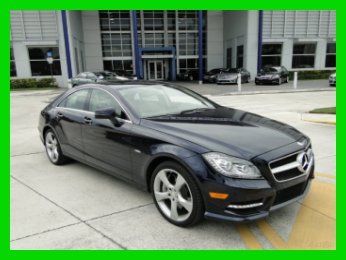 2012 cls550, cpo 100,000 mile warranty,navi,rare lunar blue,mercedes-benz dealer