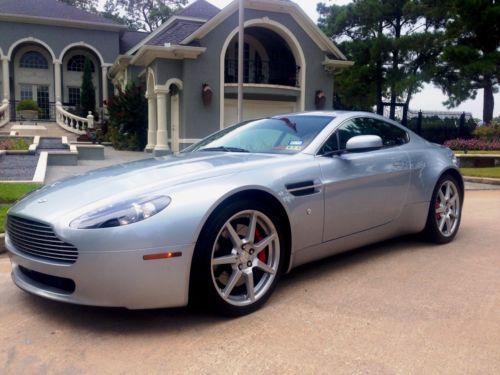 2008 silver aston martin vantage v8 sportshift