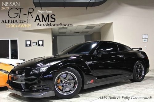 2010 nissan gt-r premium alpha 12 1500hp+ over $240k invested black loaded wow$$