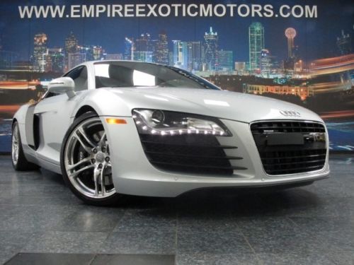 2009 audi r8 r-tronic coupe carbon fiber blades carbon fib int. only 4,500 miles