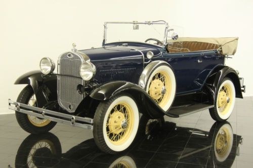 1931 ford model a 180a 2door deluxe phaeton restored rare 1 of 2229 show quality