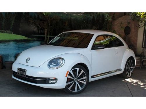 2012 vw beetle turbo navigation fender sound leather  26k miles tiptronic alloy