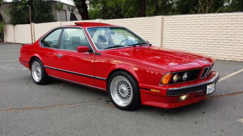 1988 bmw m6 e24 - 635csi l6 chassis - m5 motor