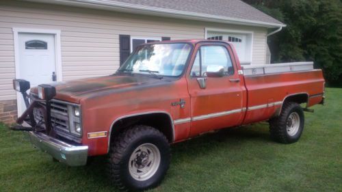 1985 chevy silverado 4x4 3/4ton - 454 big block