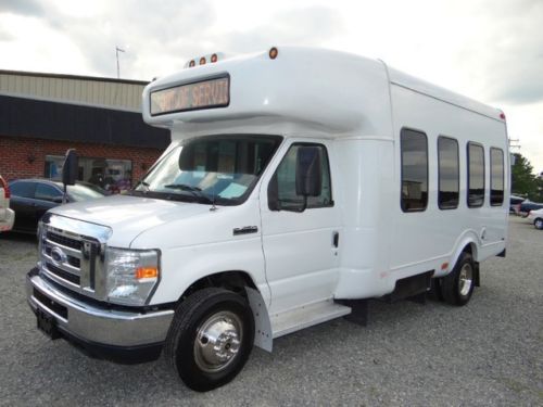Ford : 2010 e-450 startrans 13 + 1 wheelchair shuttle bus church school v10