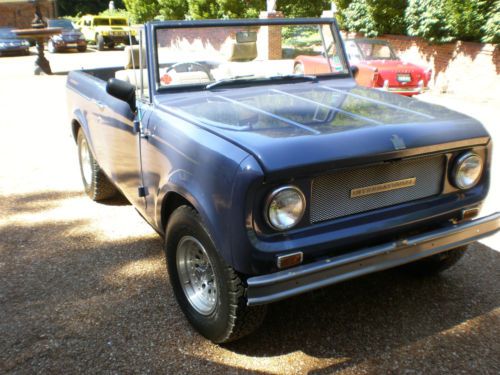 1967 scout 800 right hand drive,never had rust! rebuilt engine &amp; trans no reerve