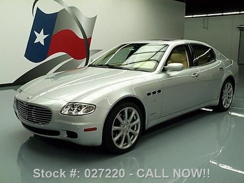 2007 maserati quattroporte duoselect sunroof only 18k! texas direct auto