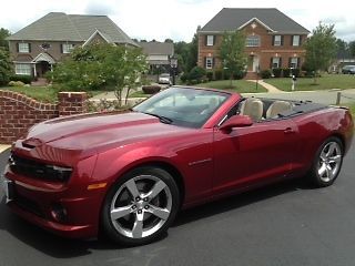 2011 chevrolet camaro 2ss/rs convertible 2-door 6.2l