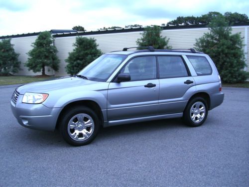 2007 subaru forester 2.5x awd loaded runs excellent very low miles no reserve!!!