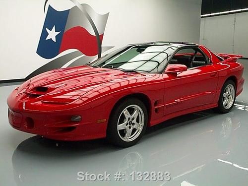 2002 pontiac firebird trans am ws6 6-speed t-top 17k mi texas direct auto