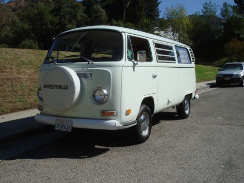 1972 vw westfalia tin top . new engine ,trans, interior ,paint, clear calif titl