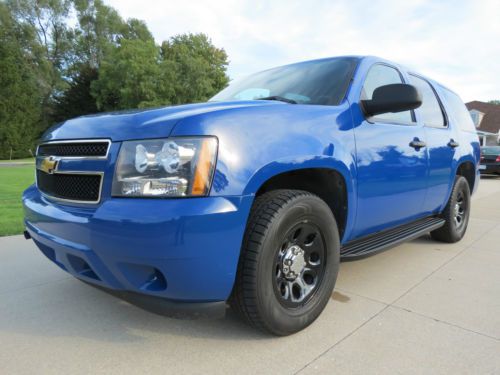 2009 chevrolet tahoe police ppv hwy cruiser 5.3l auto 1-owner very clean!