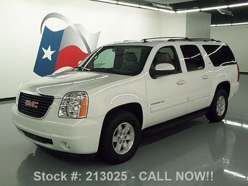 2014 gmc yukon xl slt 8pass htd leather rear cam 31k mi texas direct auto