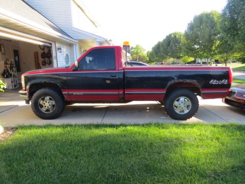 1993 chevrolet silverado 1500 4x4 pickup truck v-8