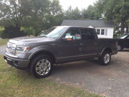 2013 ford f-150 platinum crew cab pickup 4-door