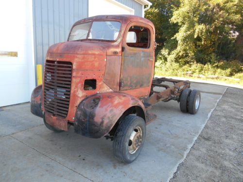 1946  dodge coe cabover truck rat rod project custom hauler