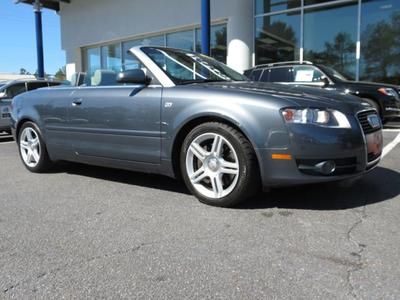 08 audi a4 convertible power top/leather seats/b-xenon headlights/bucket seats