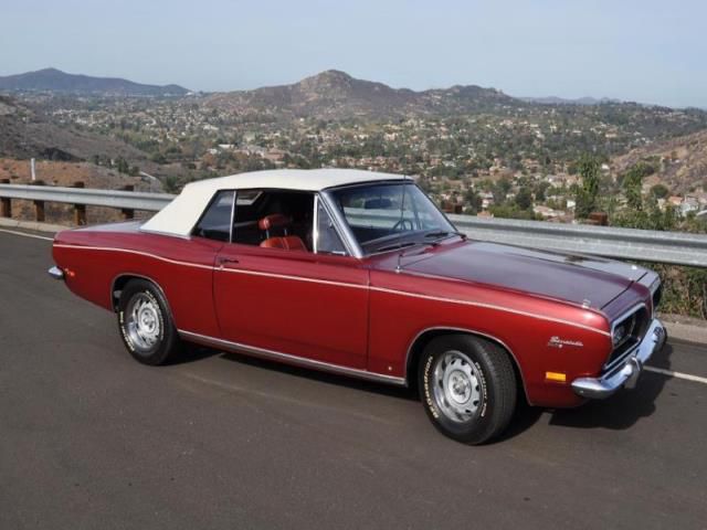 Plymouth barracuda 2dr convertible