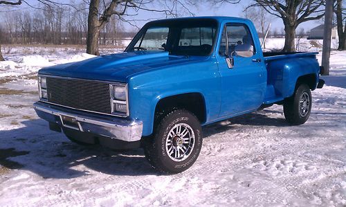 1985 chevy 3/4 ton 4x4 rare factory stepside long box