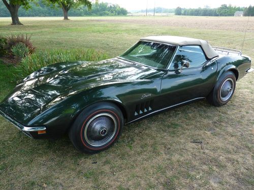 1969 corvette roadster 427 tri power air conditioned