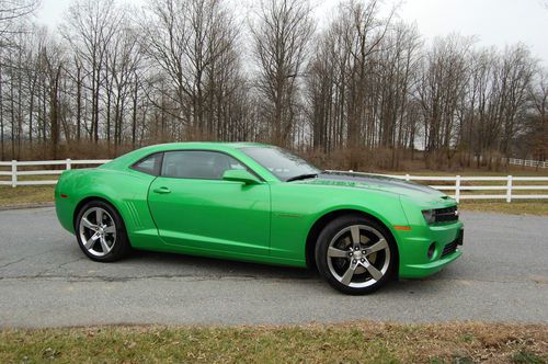 2011 synergy green chevrolet camaro 2ss/rs