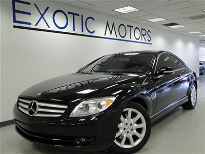 2007 mercedes cl550!! blk/blk! nav pdc a/c&amp;heated-sts xenons keyless go hk cd-6