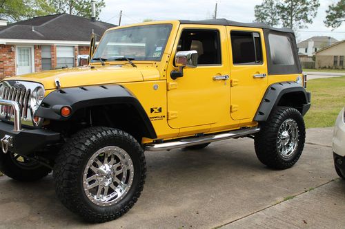 2007 jeep wrangler unlimited x sport utility 4-door 3.8l many upgrades