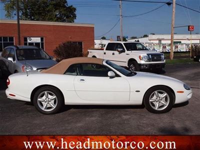 1999 jaguar xk8 clean 2dr convertible low miles auto gas 4.0l v8 sfi dohc white