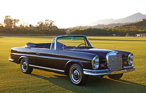 1967 mercedes 250se cabriolet: 4spd trans, exceptionally beautiful &amp; well sorted