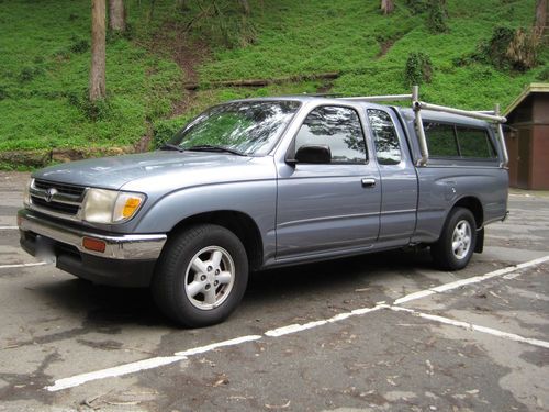 1997 toyota tacoma v6 5spd dlx 2wd extra cab  sunroof alloys rack shell nice!