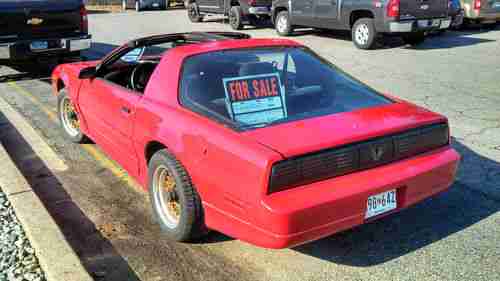 Trans Am 5.0L TPI, 5-Speed, Posi, Custom Exhaust, recent paint T-Tops GTA Wheels, image 3