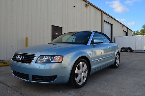 2005 audi a4 1.8t convertible only 38k miles one owner
