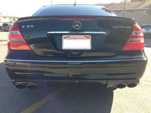 2005 mercedes benz e55 amg (l) designo napa limited edition