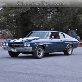 1970 blue ls6! 4 speed  454 power steering  power brakes disc front restored