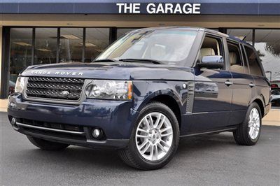 2011 land rover range rover hse, baltic blue over ivory,navigation,rear view cam