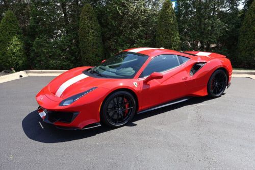 2020 ferrari 488 488 pista only 422 miles big msrp loaded rosso corsa